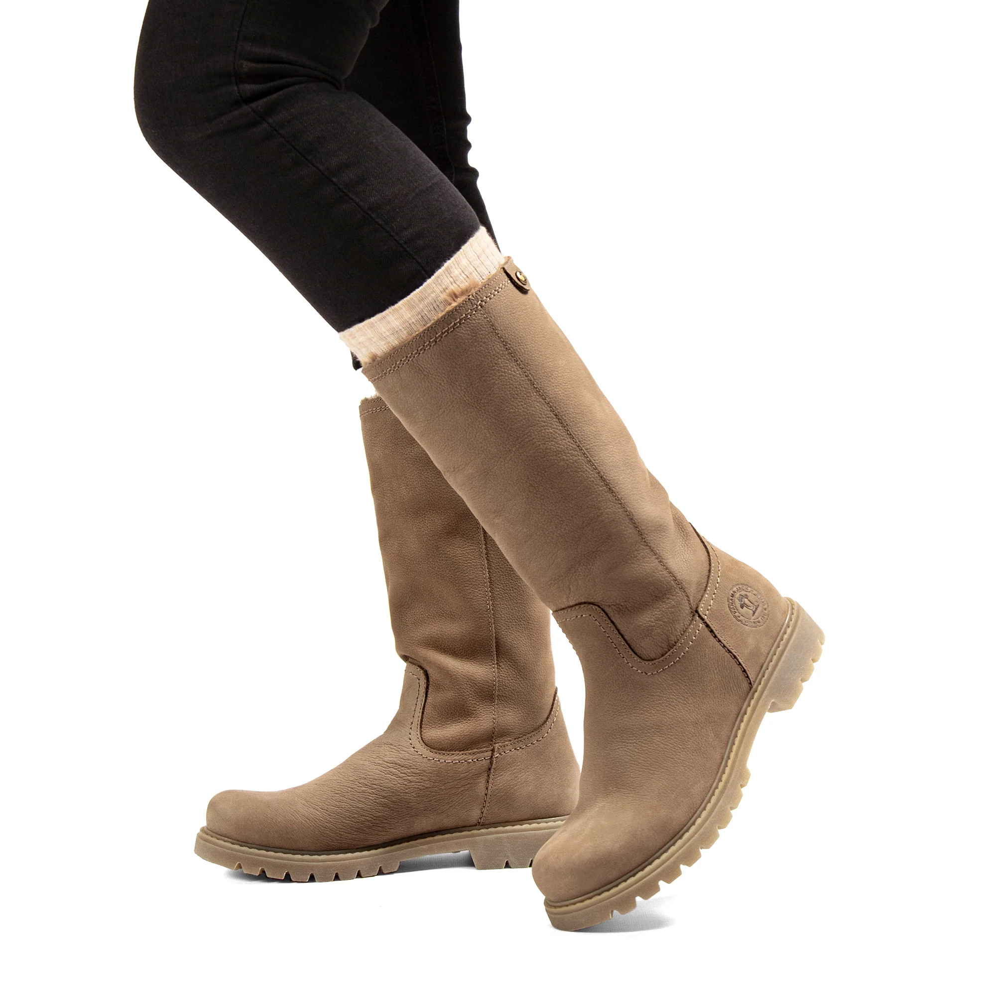 Bambina B146 Nobuck Taupe - Image 2